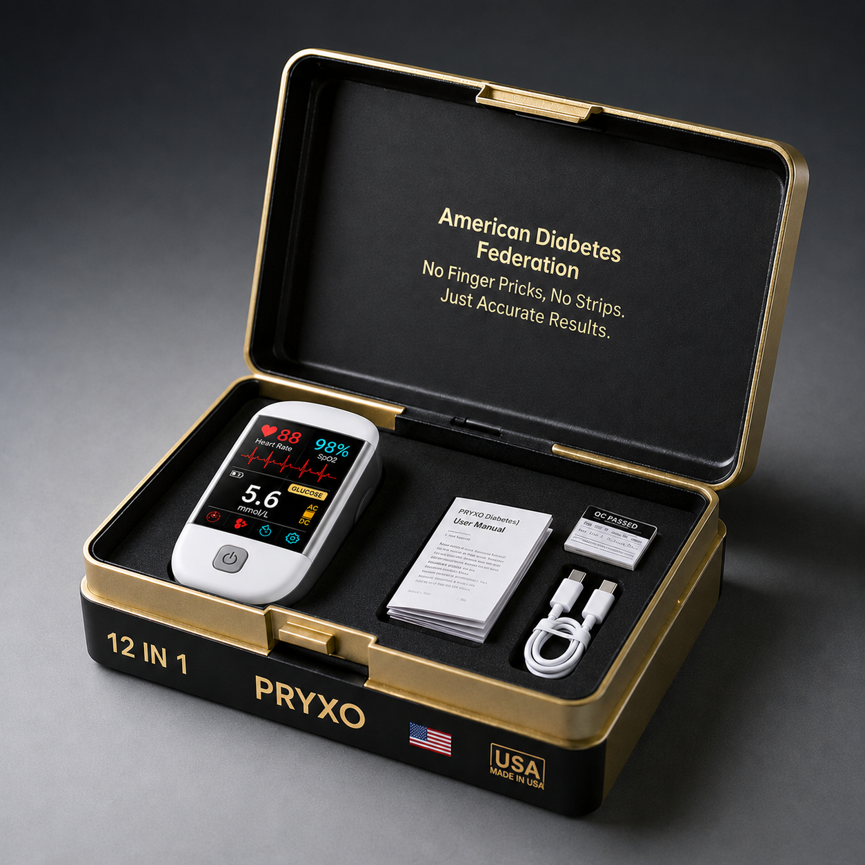 🔥 Final 3 Hour – Limited Stock Left 🏆 Pryxo™ Gen 2 10-in-1 Smart Blood Health Monitor | 10 Health Reports | No Finger Pricks Ever Again