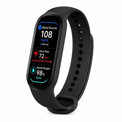 🔥80% OFF Launch Offer 🏆 2026 Pryxo™ M9 Non-Invasive Smart Band 📈12 health reports - No-Prick